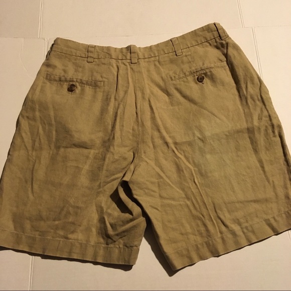 Brooks Brothers Other - 100% Linen Brooks Brother Men 34 Beige Short Pants